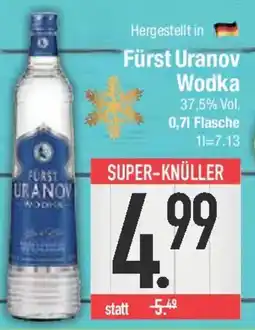 E-Center Fürst Uranov Wodka Angebot
