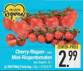 E-Center Cherry-Rispen- oder Mini-Rispentomaten Angebot