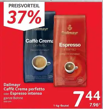 Selgros Dallmayr Caffè Crema Perfetto Oder Espresso Intenso Angebot