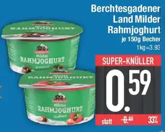 E-Center Berchtesgadener Land Milder Rahmjoghurt Angebot