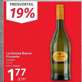 Selgros La Gioiosa Bianco Frizzante Angebot