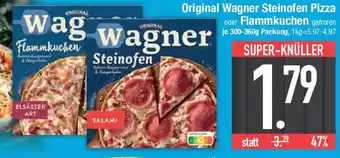 E-Center Original Wagner Steinofen Pizza oder Flammkuchen Angebot
