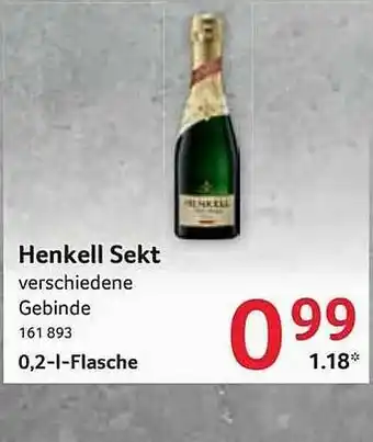 Selgros Henkell Sekt Angebot