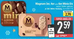 E-Center Magnum 3er, 4er oder 6er Minis Eis Angebot