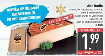 E-Center Alta Badia Italienischer Hartkäse Angebot