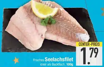E-Center Frisches Seelachsfilet Angebot