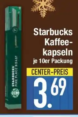E-Center Starbucks Kaffee kapseln Angebot