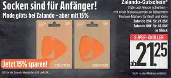 E-Center Zalando-Gutschein Angebot