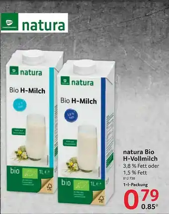 Selgros Natura Bio H-vollmilch Angebot