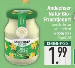 E-Center Andechser Natur Bio- Fruchtjogurt Angebot