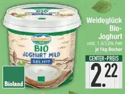 E-Center Weideglück Bio- Joghurt Angebot