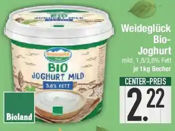 E-Center Weideglück Bio- Joghurt Angebot