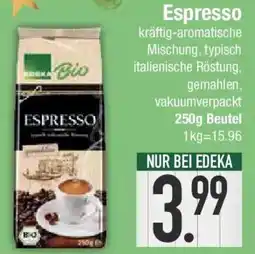 E-Center EDEKA Bio Espresso Angebot