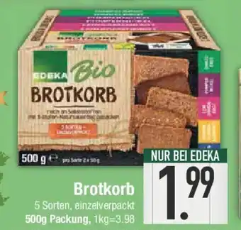 E-Center EDEKA Bio Brotkorb Angebot