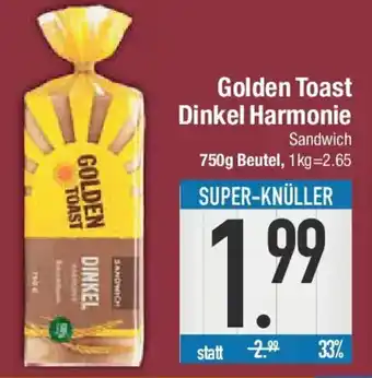 E-Center Golden Toast Dinkel Harmonie Angebot