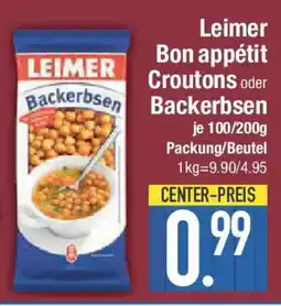 E-Center Leimer Bon appétit Croutons oder Backerbsen Angebot
