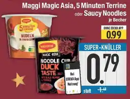 E-Center Maggi Magic Asia, 5 Minuten Terrine oder Saucy Noodles Angebot