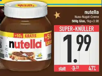 E-Center nutella Nuss-Nugat-Creme Angebot
