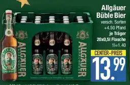 E-Center Allgäuer Büble Bier Angebot
