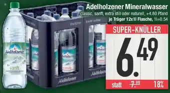 E-Center Adelholzener Mineralwasser Angebot
