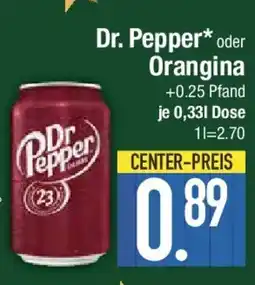 E-Center Dr. Pepper oder Orangina Angebot