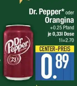 E-Center Dr. Pepper oder Orangina Angebot