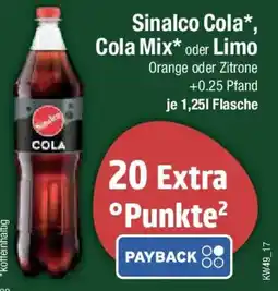 E-Center Sinalco Cola, Cola Mix oder Limo Angebot