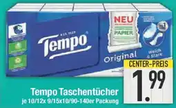 E-Center Tempo Taschentücher Angebot