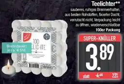 E-Center GUT&GUNSTIG Teelichter 100er Packung Angebot