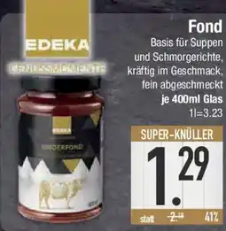 E-Center EDEKA HINDERFOND Fond Angebot