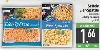 E-Center Settele Eier-Spätzle Angebot