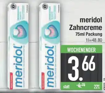 E-Center meridol Zahncreme Angebot