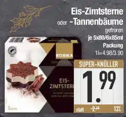 E-Center Eis-Zimtsterne oder -Tannenbäume Angebot