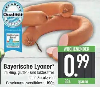 E-Center Bayerische Lyoner Angebot