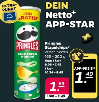 NETTO Pringles Stapelchips Angebot