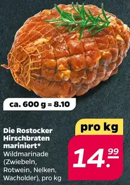 NETTO Die Rostocker Hirschbraten mariniert Angebot