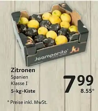 Selgros Zitronen Joamparito Angebot