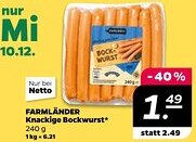 NETTO FARMLÄNDER Knackige Bockwurst Angebot