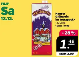 NETTO Hauser Glühwein im Tetrapack Angebot