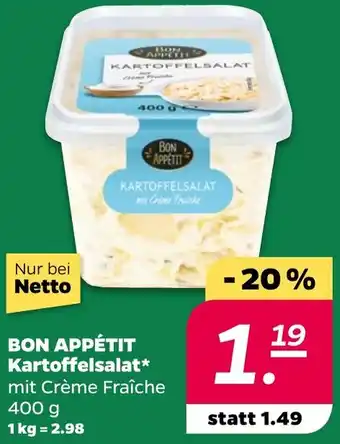 NETTO BON APPÉTIT Kartoffelsalat Angebot