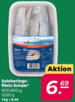 NETTO Salzheringsfilets Schale Angebot