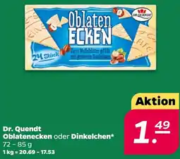 NETTO Dr. Quendt Oblatenecken oder Dinkelchen Angebot