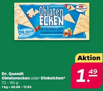 NETTO Dr. Quendt Oblatenecken oder Dinkelchen Angebot