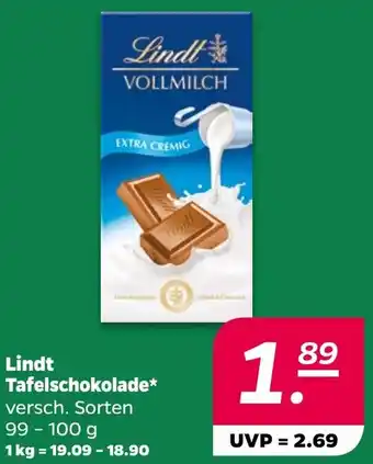 NETTO Lindt Tafelschokolade Angebot
