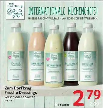 Selgros Zum Dorfkrug Frische Dressings Angebot