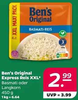 NETTO Ben's Original Express Reis XXL Angebot