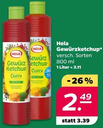 NETTO Hela Gewürzketchup Angebot