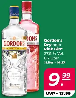 NETTO Gordon's Dry oder Pink Gin Angebot