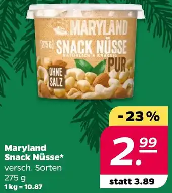 NETTO Maryland Snack Nüsse Angebot