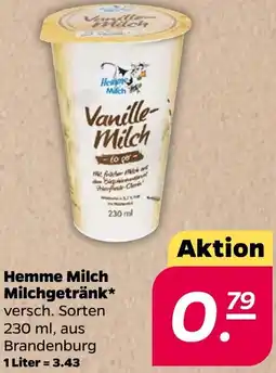 NETTO Hemme Milch Milchgetränk Angebot